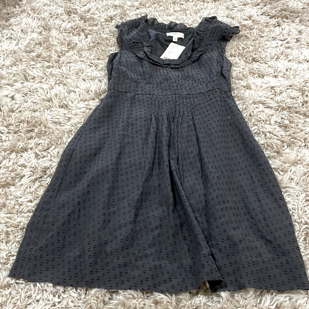 Anthropology Moulinette Soeurs black dress